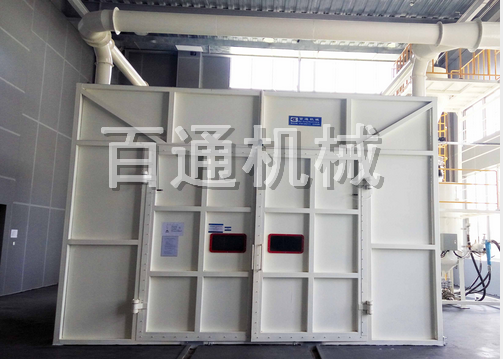 機械回收式干式噴砂房2