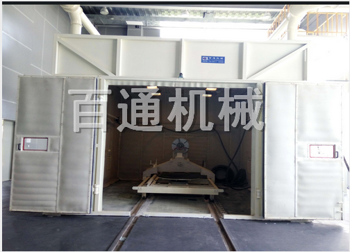 機械回收式干式噴砂房1